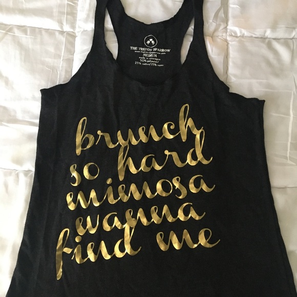 The Trendy Sparrow Tank “Brunch” - Picture 3 of 5